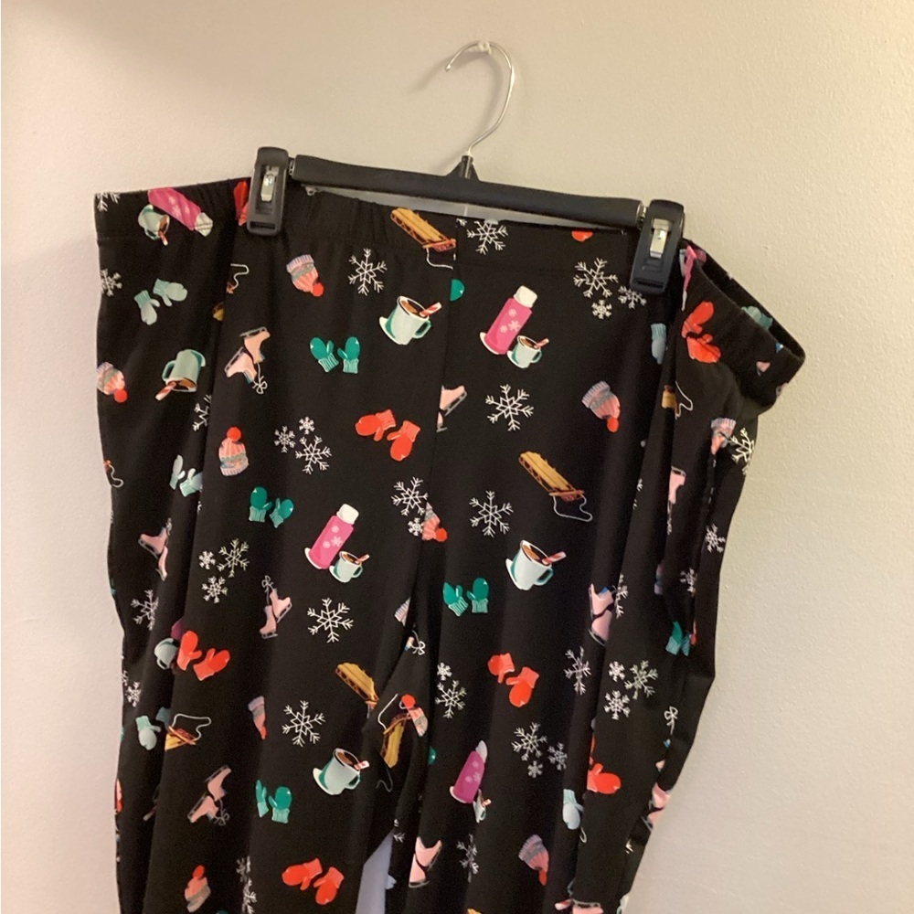 Walmart Brand holiday sleep lounge pant Woman’s size 2X - Picture 4 of 15